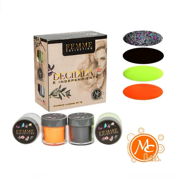 COLECCION ACRILICOS DECIDIDA E INDEPENDIENTE MC NAILS